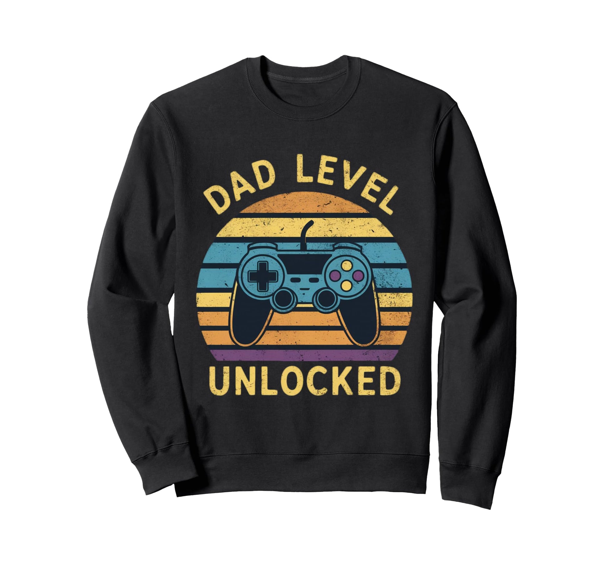 Dad Level Unlocked Funny New Dad Gifts Sweatshirt - Unique Graphic Unisex - T-Shirt, Sweatshirt, Hoodie