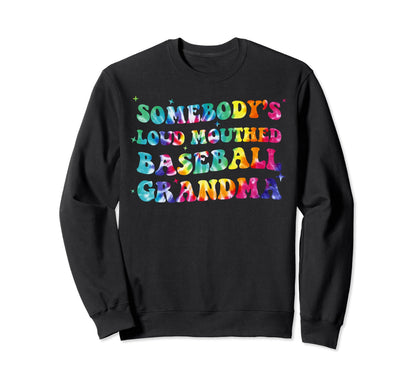 Somebodys Loud Mouthed Baseball Sweatshirt - Aesthetic Graphic for Adults - T-Shirt, Sweatshirt, Hoodie