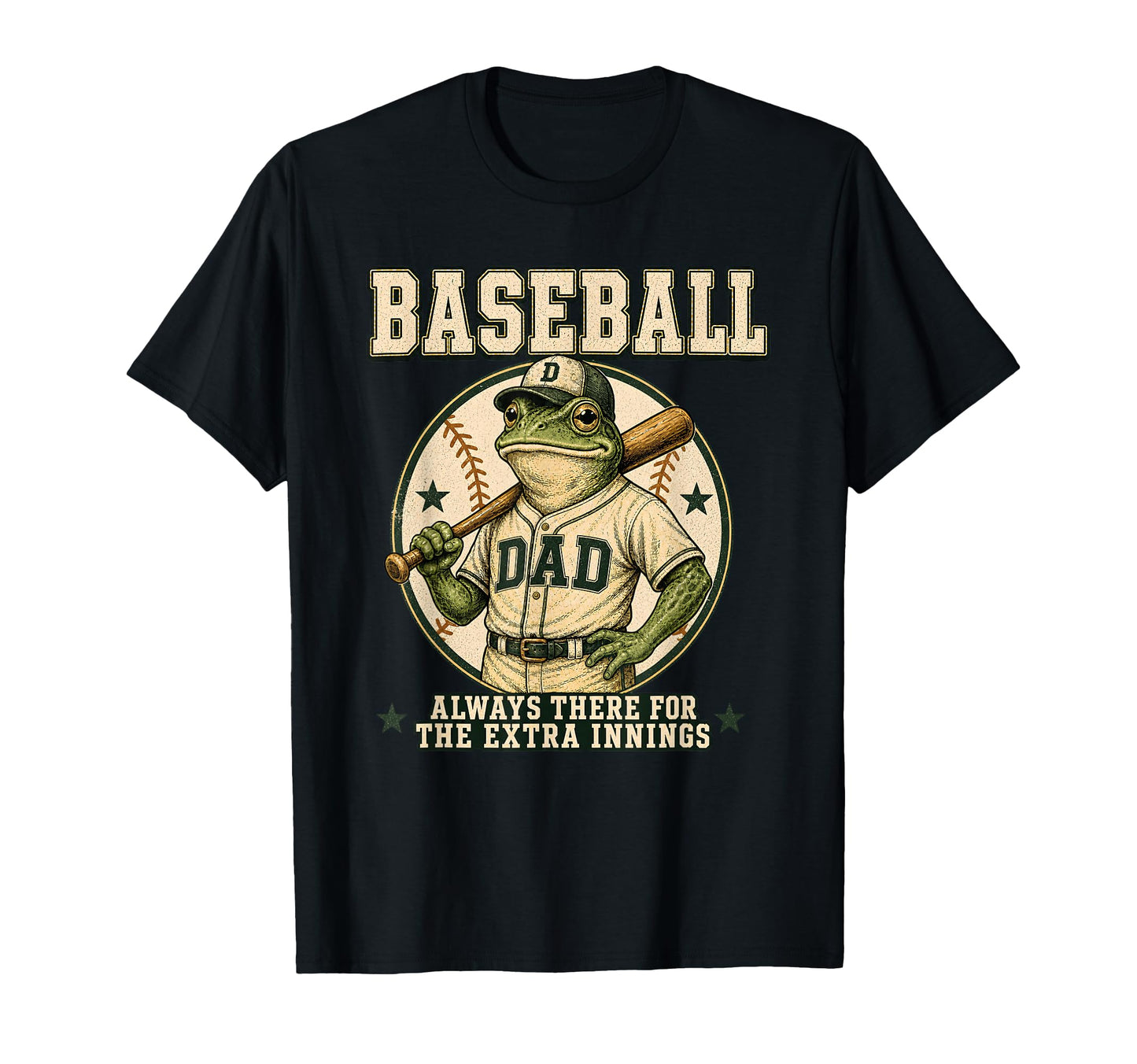 Baseball Dad Always There Extra T-Shirt - Aesthetic Graphic for Adults - T-Shirt, Sweatshirt, Hoodie