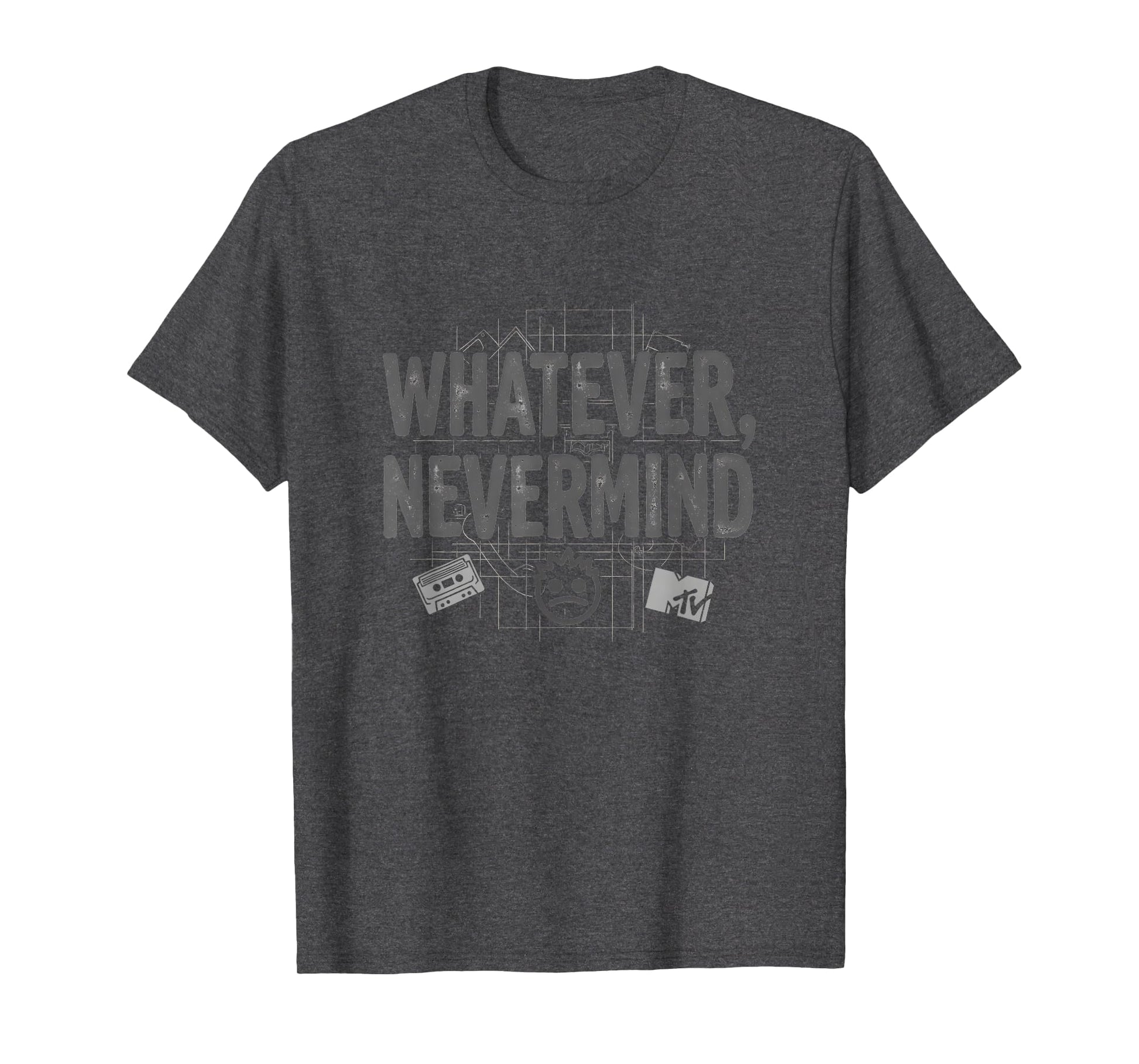 Whatever Nevermind Gen X T-Shirt - Casual Everyday Wear for Adults - T-Shirt, Sweatshirt, Hoodie