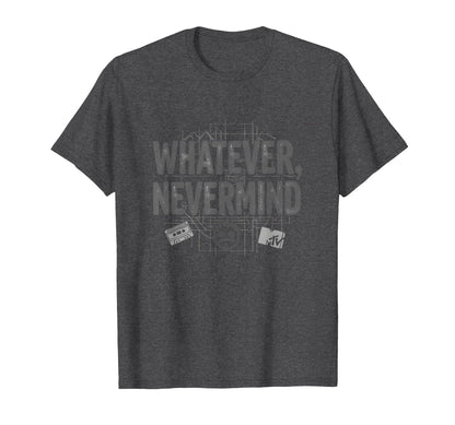 Whatever Nevermind Gen X T-Shirt - Casual Everyday Wear for Adults - T-Shirt, Sweatshirt, Hoodie