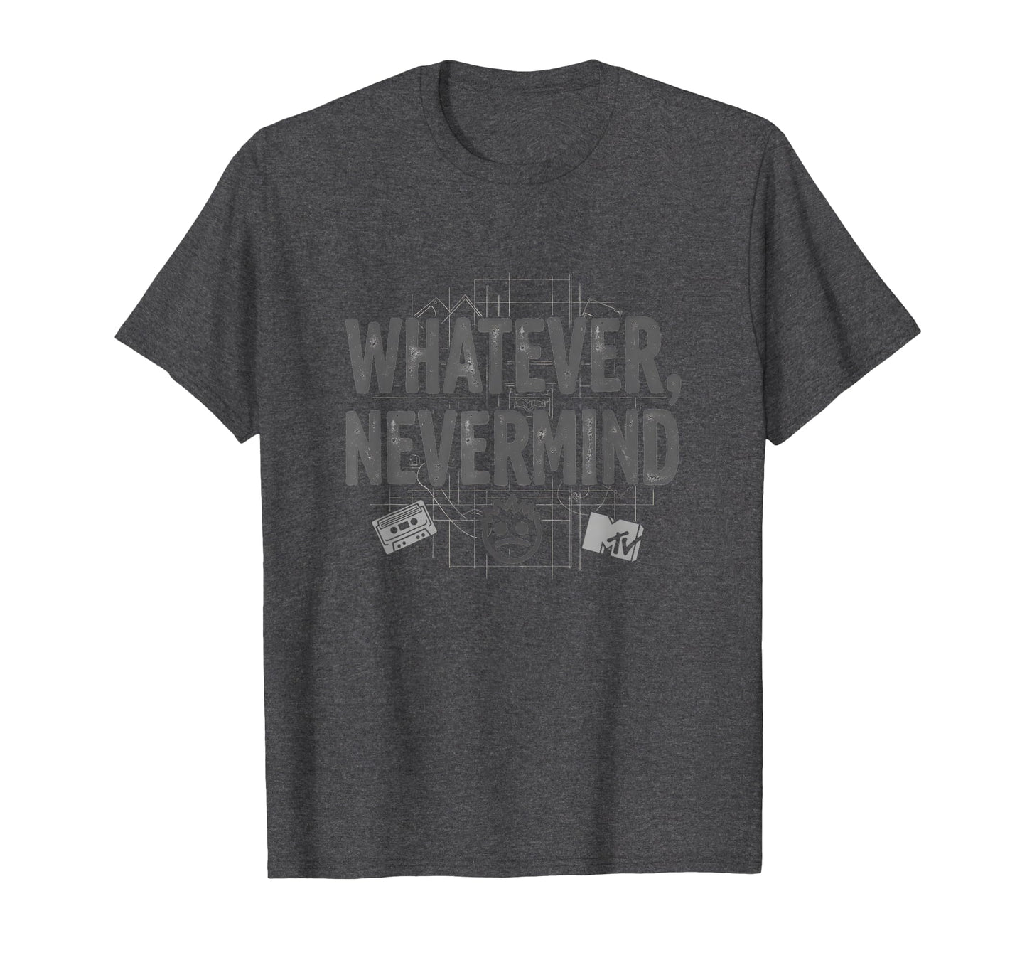 Whatever Nevermind Gen X Nostalgic T-Shirt - Aesthetic Graphic Men Women - T-Shirt, Sweatshirt, Hoodie