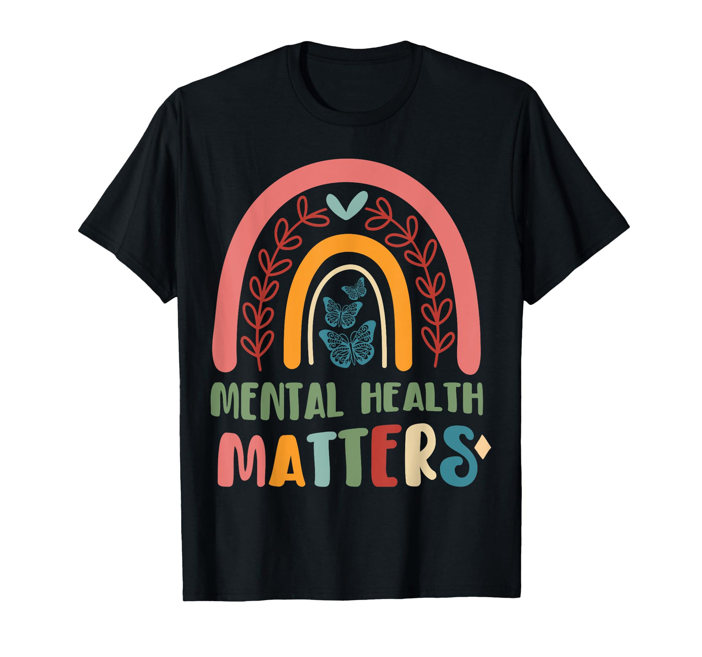 Mental Health Matters Mental Health T-Shirt - Aesthetic Graphic Unisex - T-Shirt, Sweatshirt, Hoodie