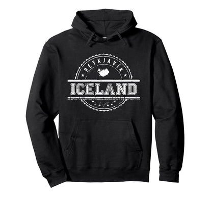 Varsity Reykjavik Iceland Hoodie - Novelty Apparel Unisex - T-Shirt, Sweatshirt, Hoodie