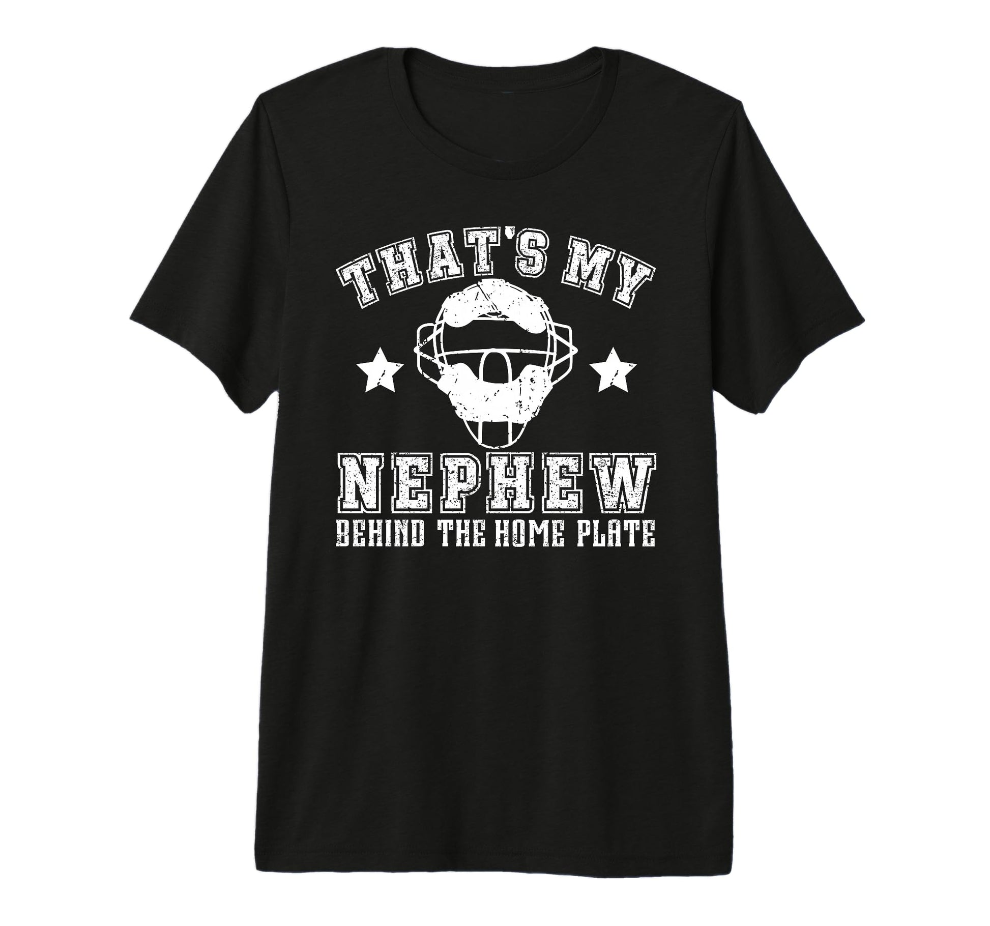Mens Proud Baseball Catcher Uncle T-Shirt - Trendy Graphic Men Women - T-Shirt, Sweatshirt, Hoodie