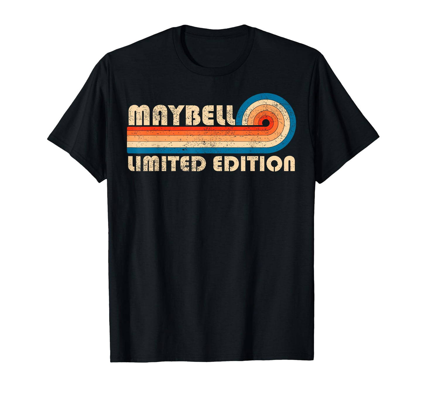 Maybell 70S 80S Sunset Stripe T-Shirt - Novelty Apparel Unisex - T-Shirt, Sweatshirt, Hoodie