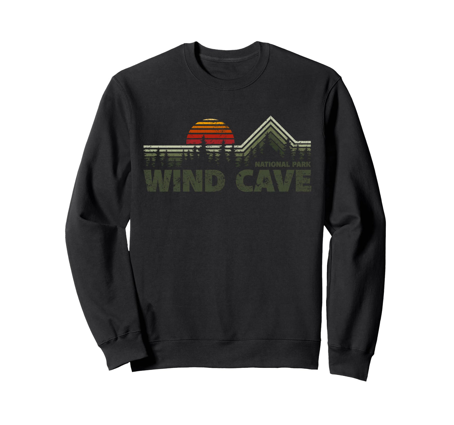 Wind Cave National Park South Dakota Sweatshirt - Graphic Print for Adults - T-Shirt, Sweatshirt, Hoodie