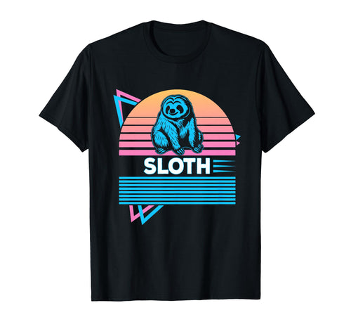 Sloth Vaporwave Aesthetic T-Shirt - Streetwear Style Men Women - T-Shirt, Sweatshirt, Hoodie