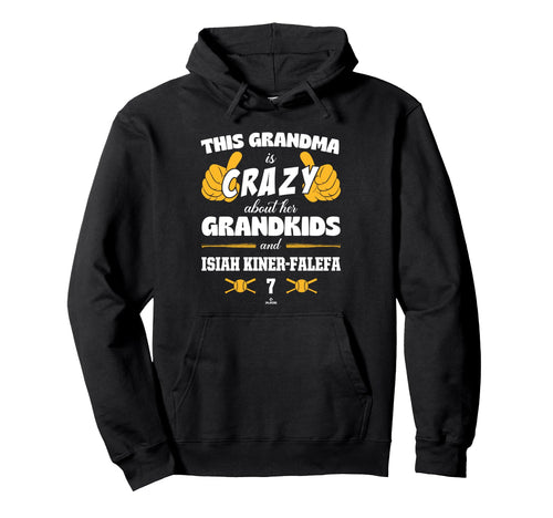 Grandma Crazy Isiah Kiner Falefa Hoodie - Aesthetic Graphic for Adults - T-Shirt, Sweatshirt, Hoodie
