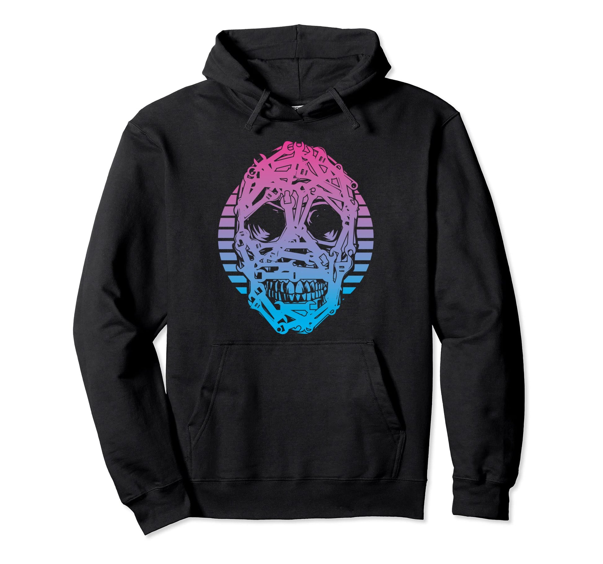Wrenches Mechanic Vaporwave Aesthetic Hoodie - Unique Graphic Unisex - T-Shirt, Sweatshirt, Hoodie