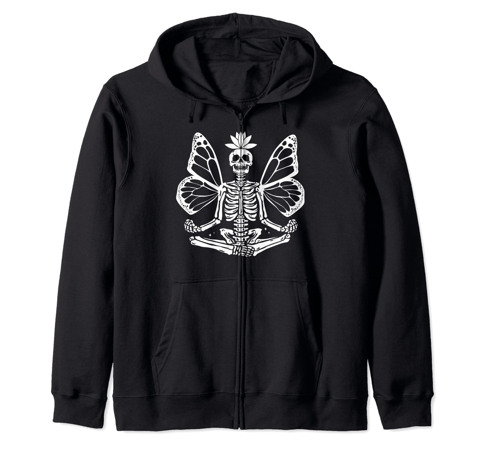 Halloween Skeleton Fairy Vaporwave T-Shirt - Streetwear Style for Adults - T-Shirt, Sweatshirt, Hoodie