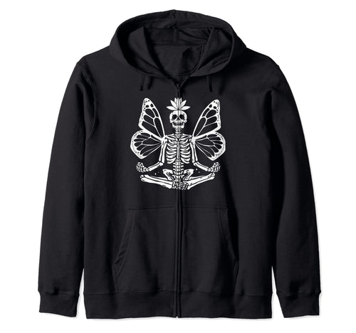 Halloween Skeleton Fairy Vaporwave T-Shirt - Streetwear Style for Adults - T-Shirt, Sweatshirt, Hoodie