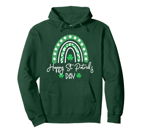 Happy St Patricks Day Trendy Green Hoodie - Fun Novelty Design Unisex - T-Shirt, Sweatshirt, Hoodie