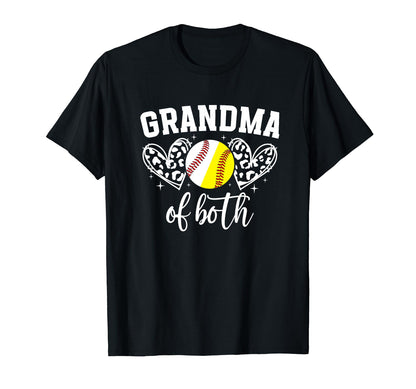 Grandma Both Baseball Softball T-Shirt - Streetwear Style Men Women - T-Shirt, Sweatshirt, Hoodie