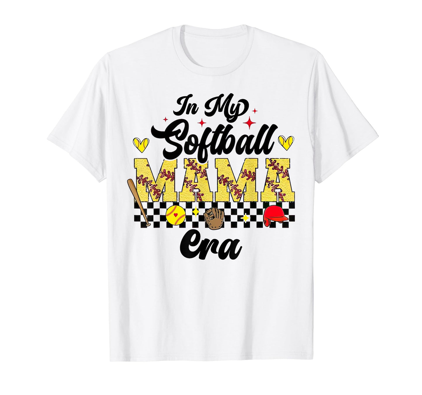 Groovy My Softball Mom Era Mom Life T-Shirt - Trendy Graphic Men Women - T-Shirt, Sweatshirt, Hoodie