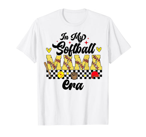 Groovy My Softball Mom Era Mom Life T-Shirt - Trendy Graphic Men Women - T-Shirt, Sweatshirt, Hoodie