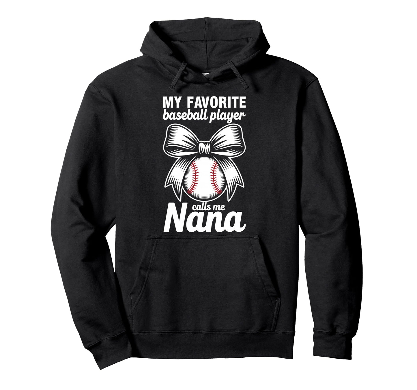 My Favorite Baseball Player Calls Me Hoodie - Minimalist Print for Adults - T-Shirt, Sweatshirt, Hoodie