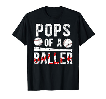 Pops Baller Baseball Pops Baseball T-Shirt - Custom Art Print Unisex - T-Shirt, Sweatshirt, Hoodie