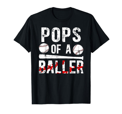 Pops Baller Baseball Pops Baseball T-Shirt - Custom Art Print Unisex - T-Shirt, Sweatshirt, Hoodie
