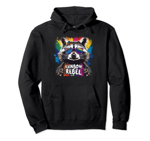 Funny Raccoon Love Sunglasses Summer Hoodie - Aesthetic Graphic Men Women - T-Shirt, Sweatshirt, Hoodie