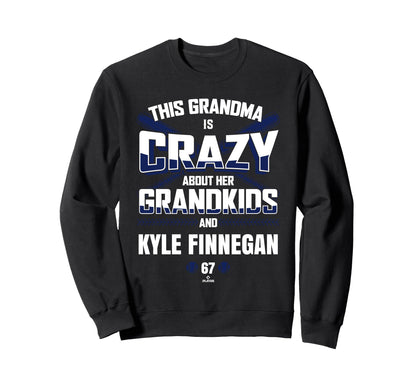 Grandma Crazy Kyle Finnegan Sweatshirt - Minimalist Print Unisex - T-Shirt, Sweatshirt, Hoodie