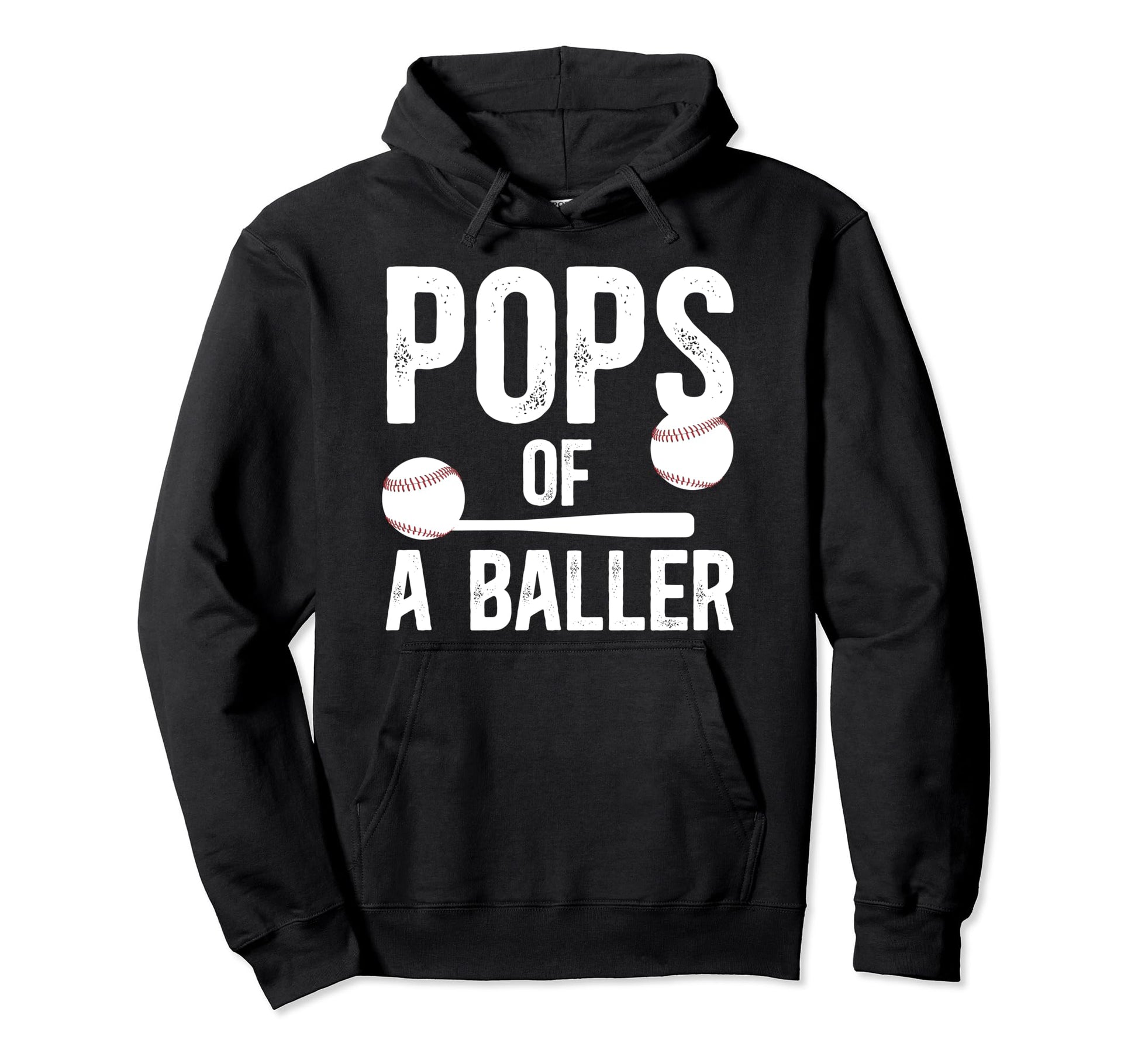 Pops Baller Baseball Pops Baseball Player Hoodie - Graphic Print Unisex - T-Shirt, Sweatshirt, Hoodie