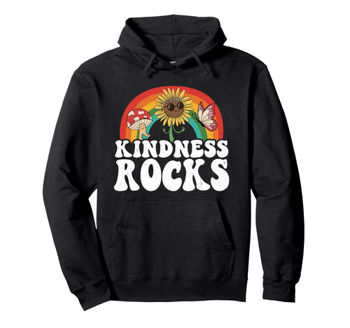 Hippie Teacher Anti Bullying Rainbow Hoodie - Custom Art Print for Adults - T-Shirt, Sweatshirt, Hoodie