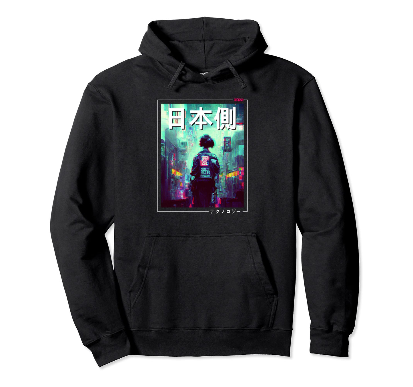 Cyberpunks Tokyo Indie Lofi Japan Hoodie - Fun Novelty Design Men Women - T-Shirt, Sweatshirt, Hoodie