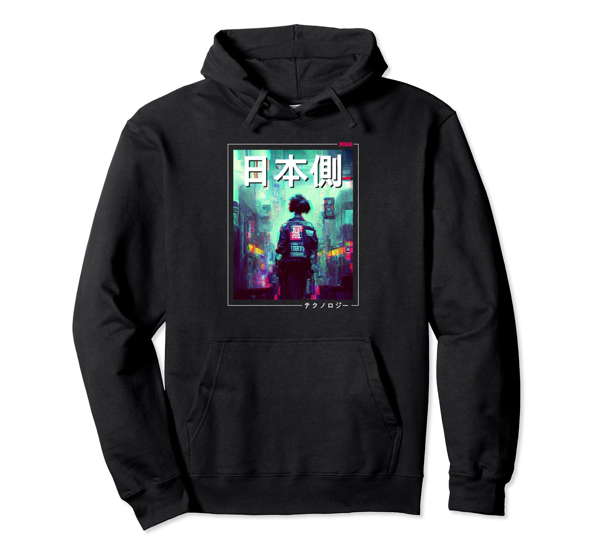Cyberpunks Tokyo Indie Lofi Japan Hoodie - Fun Novelty Design Men Women - T-Shirt, Sweatshirt, Hoodie