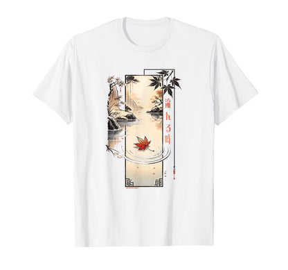 Flowing Time Japanese 80S 90S T-Shirt - Novelty Apparel for Adults - T-Shirt, Sweatshirt, Hoodie