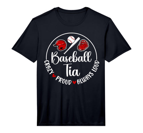 Mens Crazy Proud Baseball Tia Baseball T-Shirt - Unique Graphic Men Women - T-Shirt, Sweatshirt, Hoodie