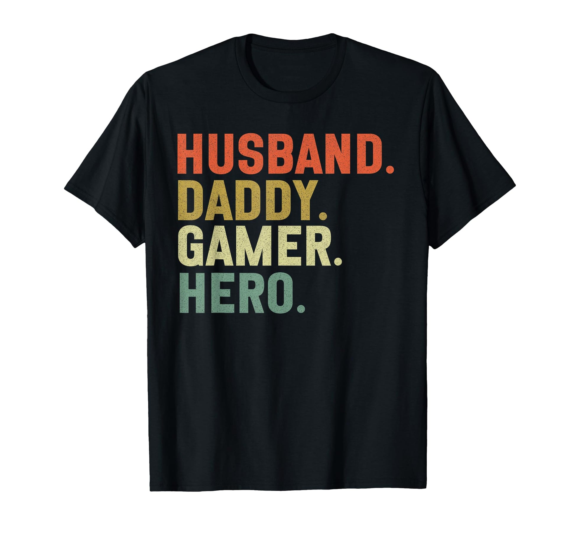 Husband Daddy Gamer Hero Gaming Console T-Shirt - Trendy Graphic Men Women - T-Shirt, Sweatshirt, Hoodie