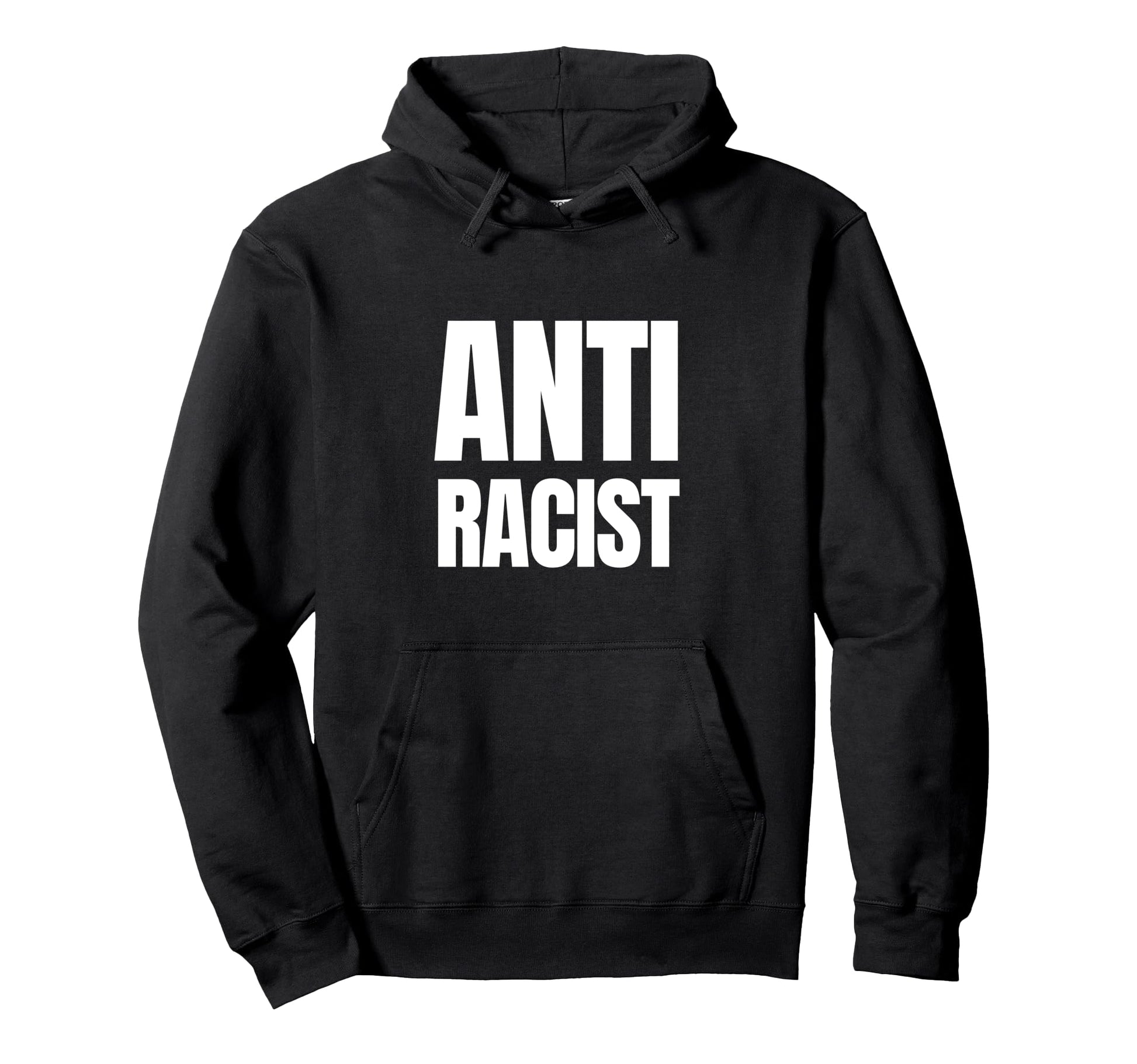 Anti Racist Peace And Love Hoodie - Trendy Graphic Unisex - T-Shirt, Sweatshirt, Hoodie