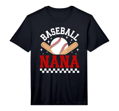 Mens Baseball Nana Baseball Player T-Shirt - Aesthetic Graphic for Adults - T-Shirt, Sweatshirt, Hoodie