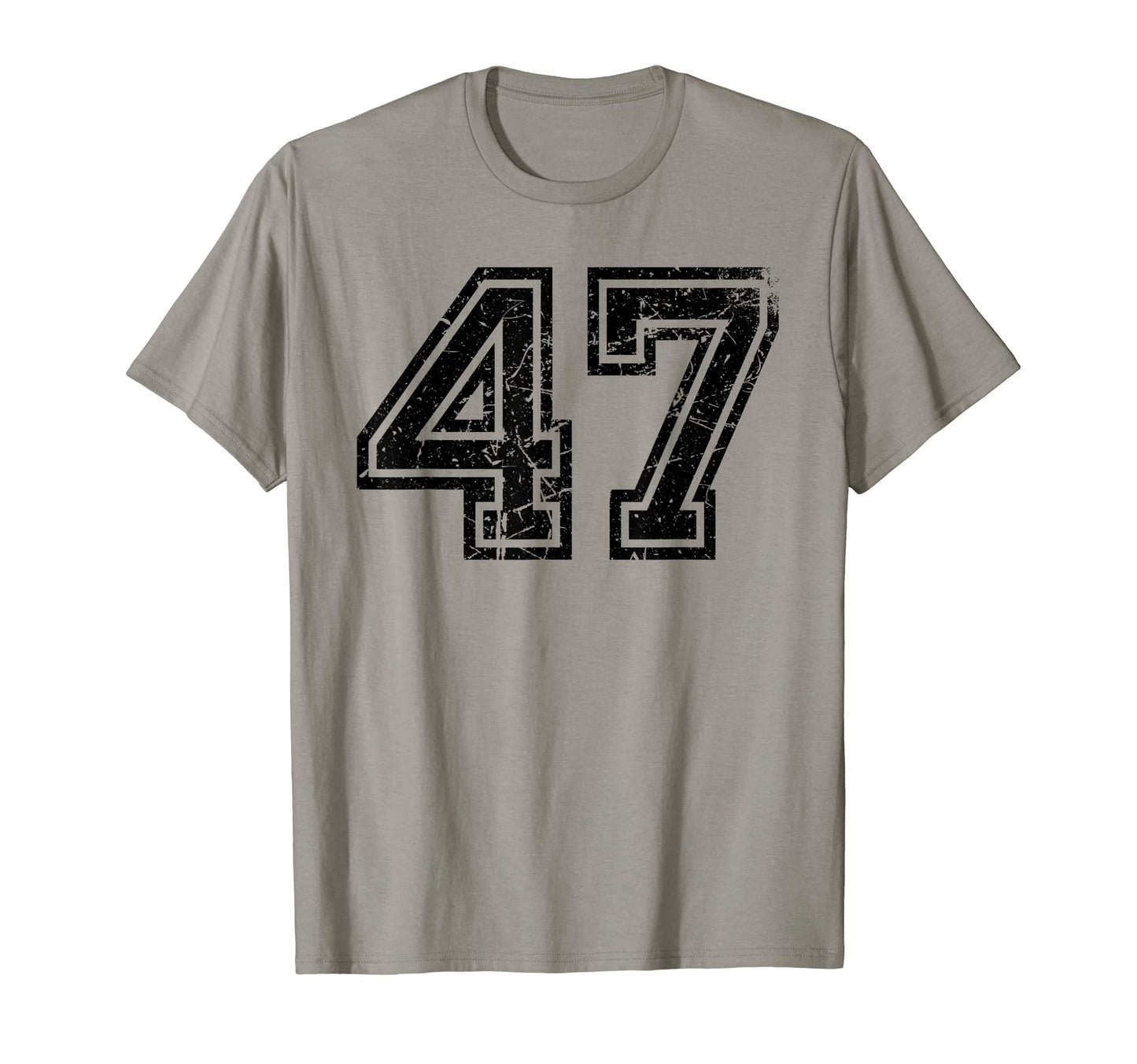 Number 47 Sports Jersey Varsity T-Shirt - Fun Novelty Design Men Women - T-Shirt, Sweatshirt, Hoodie