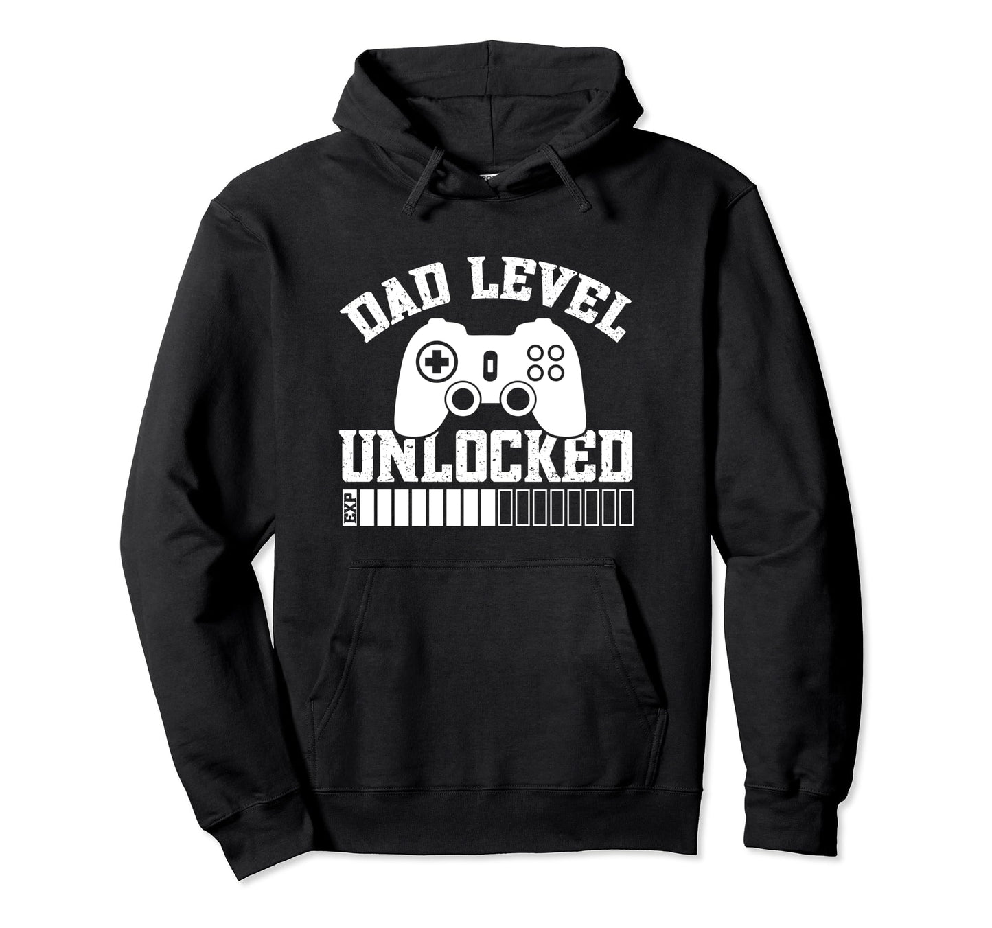 Funny Gamer Dad Dad Level Unlocked Hoodie - Streetwear Style for Adults - T-Shirt, Sweatshirt, Hoodie