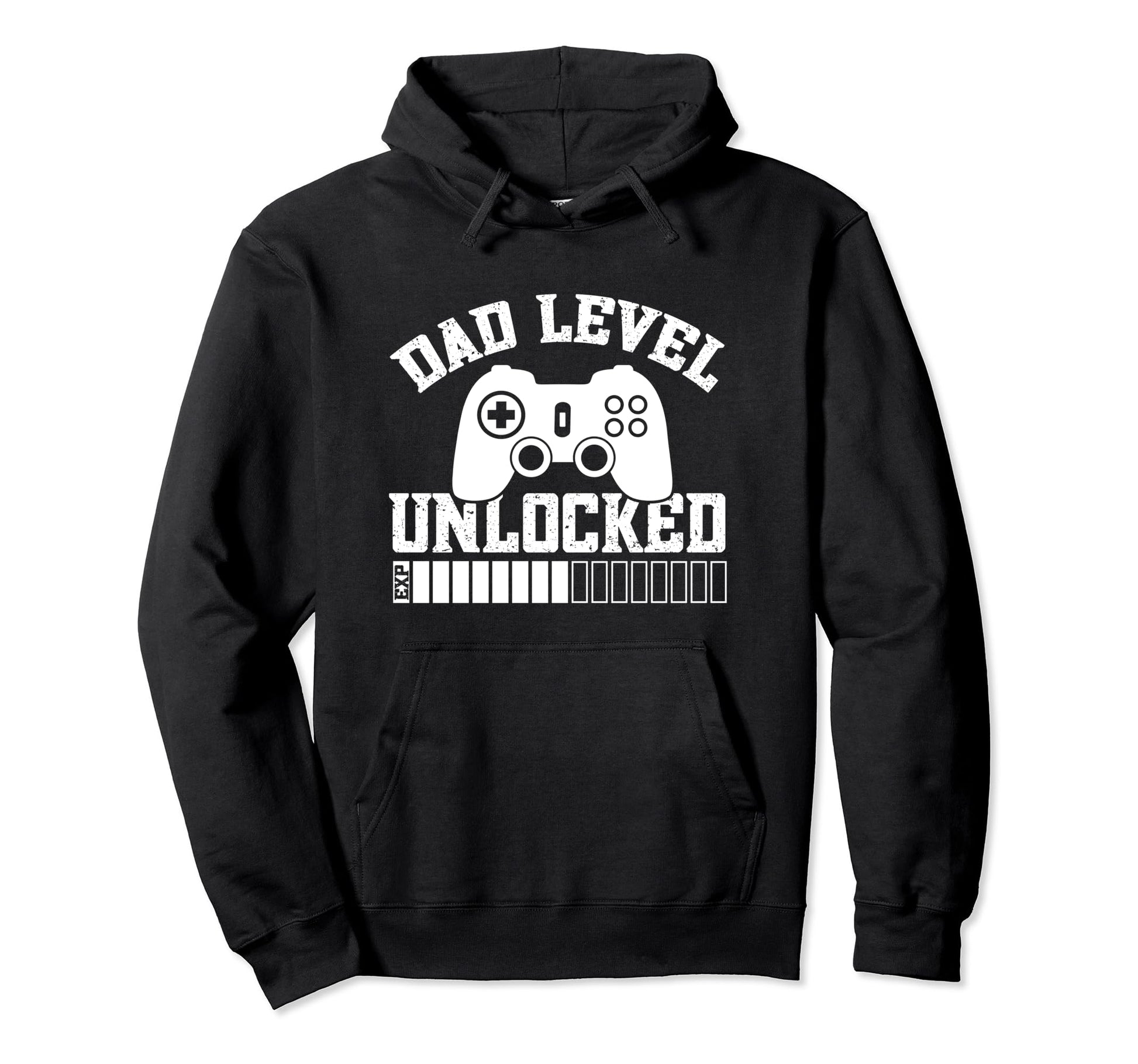 Funny Gamer Dad Dad Level Unlocked Hoodie - Streetwear Style for Adults - T-Shirt, Sweatshirt, Hoodie