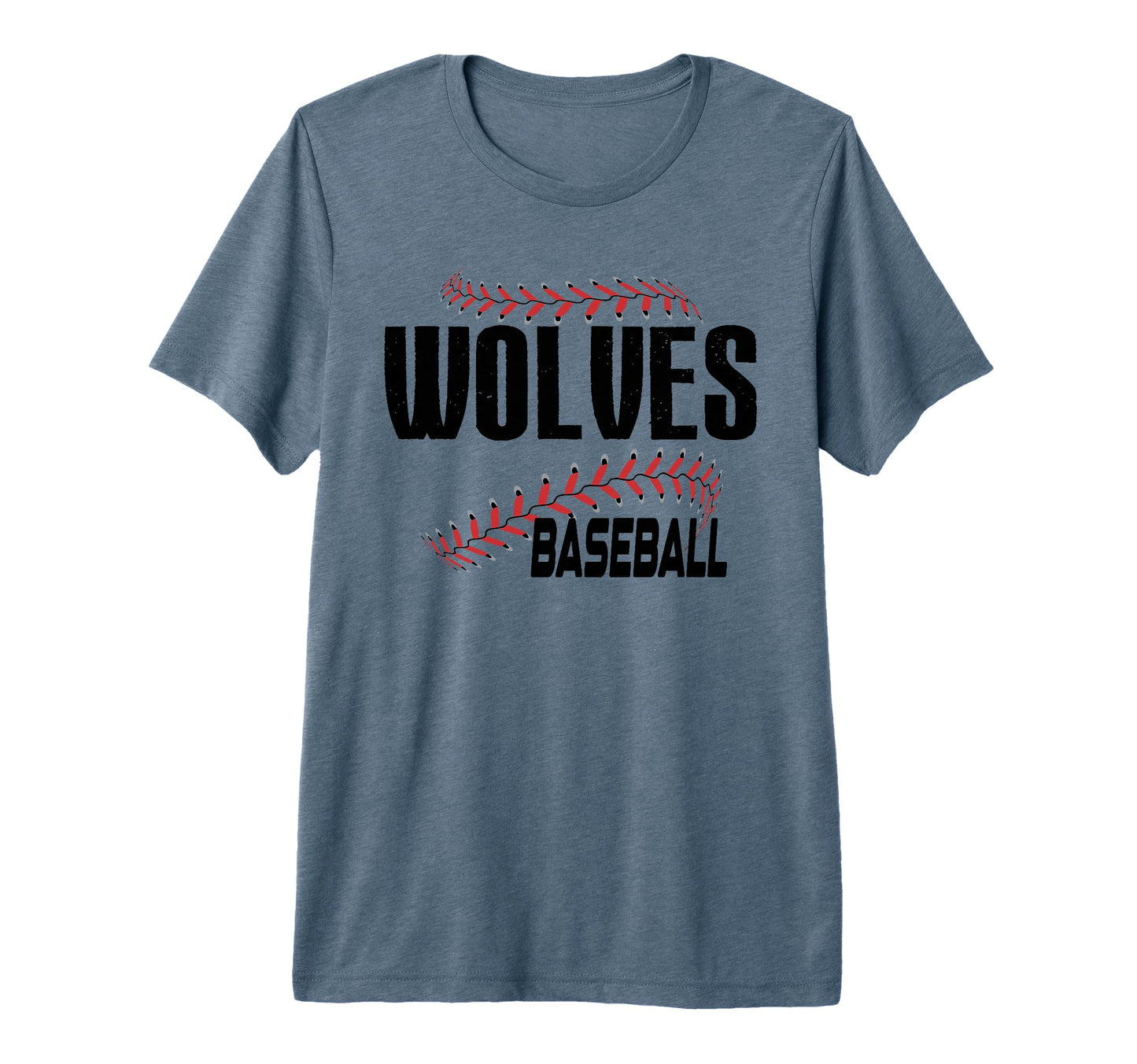 Wolves Baseball Mom Game Day School T-Shirt - Streetwear Style for Adults - T-Shirt, Sweatshirt, Hoodie
