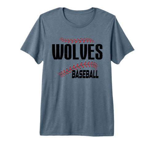 Wolves Baseball Mom Game Day School T-Shirt - Streetwear Style for Adults - T-Shirt, Sweatshirt, Hoodie