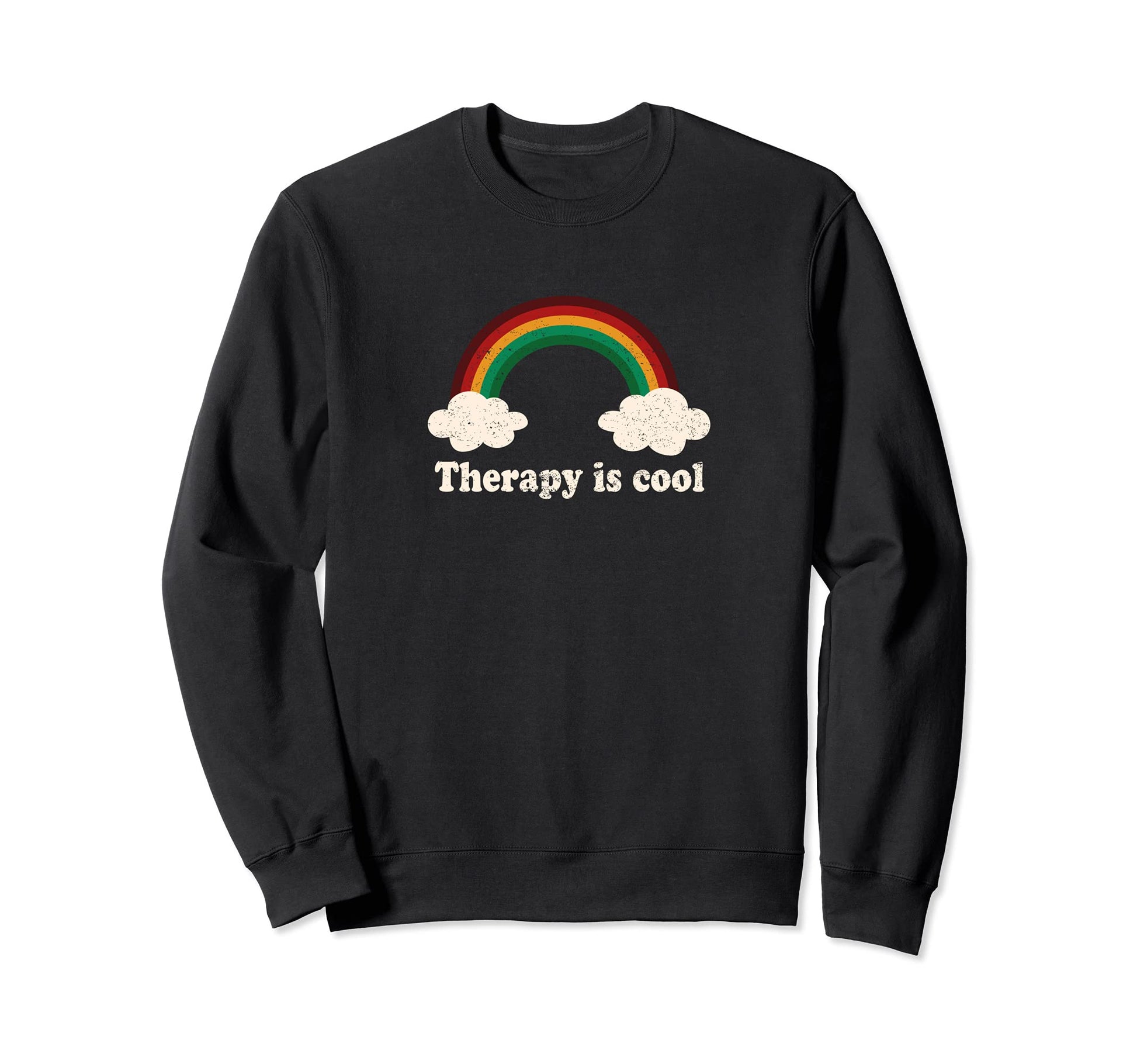 Therapy Is Mental Health Awareness Month Sweatshirt - Graphic Print Unisex - T-Shirt, Sweatshirt, Hoodie