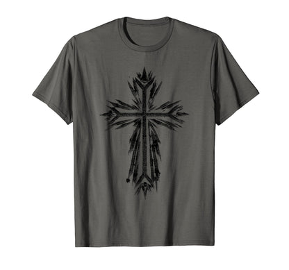 Grunge Cross 2000S T-Shirt - Minimalist Print Unisex - T-Shirt, Sweatshirt, Hoodie