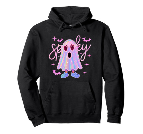 Pastel Spooky Ghost Aesthetic Hoodie - Trendy Graphic Unisex - T-Shirt, Sweatshirt, Hoodie