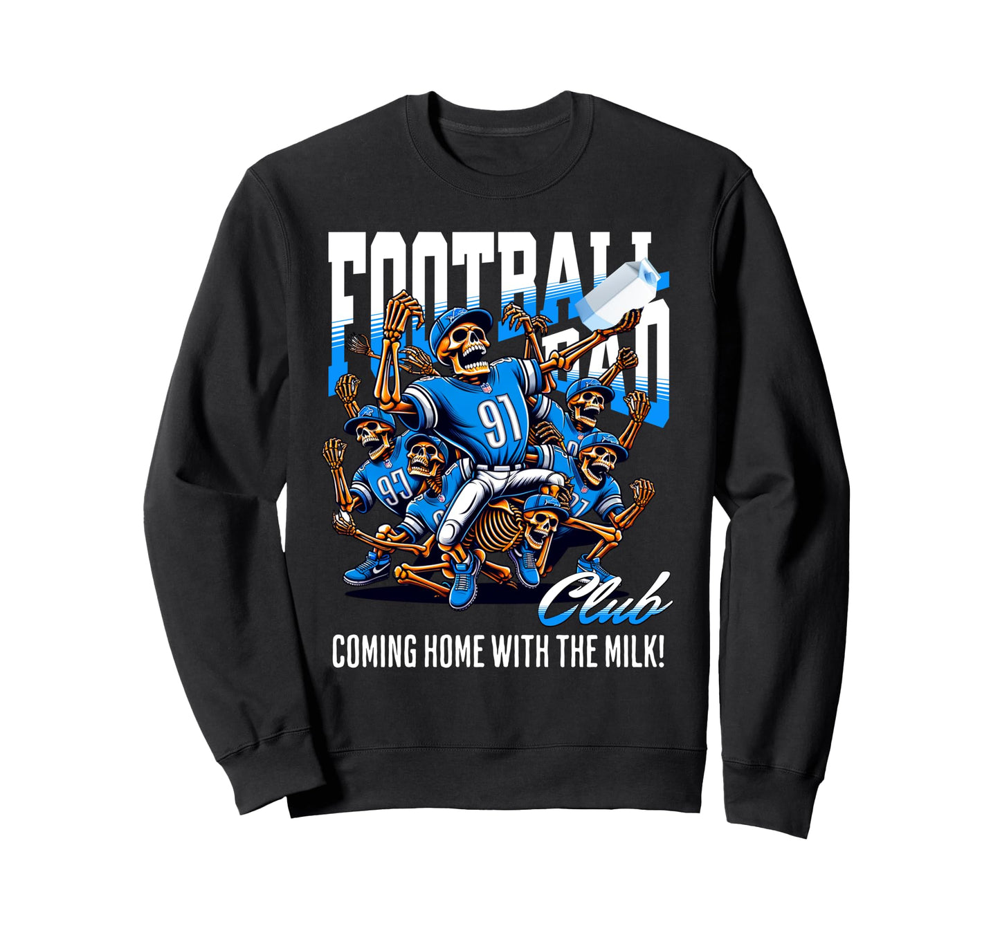 Football Dad Fathers Day Gift Game Sweatshirt - Unique Graphic for Adults - T-Shirt, Sweatshirt, Hoodie