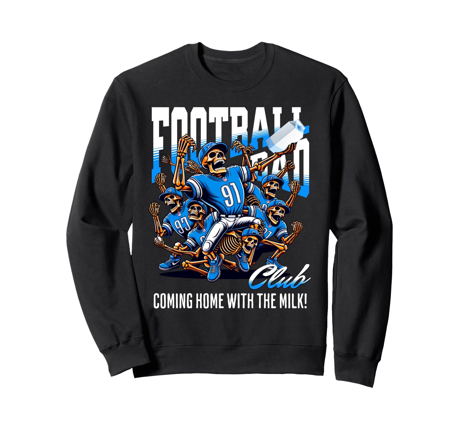 Football Dad Fathers Day Gift Game Sweatshirt - Unique Graphic for Adults - T-Shirt, Sweatshirt, Hoodie