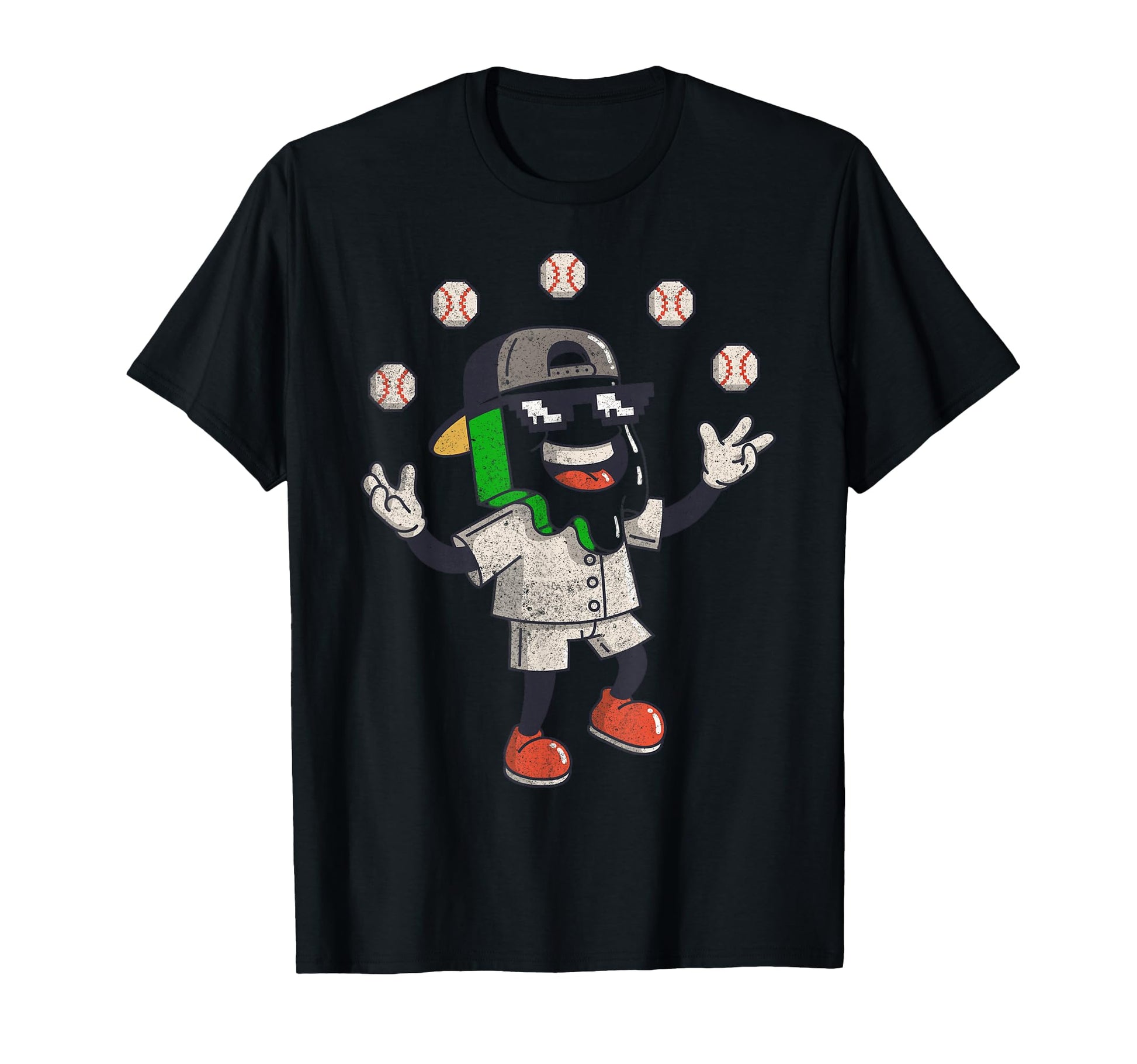 Baseball Drip Gamer Gifts T-Shirt - Aesthetic Graphic Unisex - T-Shirt, Sweatshirt, Hoodie