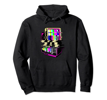 Aesthetic Vaporwave Synthwave Hoodie - Fun Novelty Design Men Women - T-Shirt, Sweatshirt, Hoodie