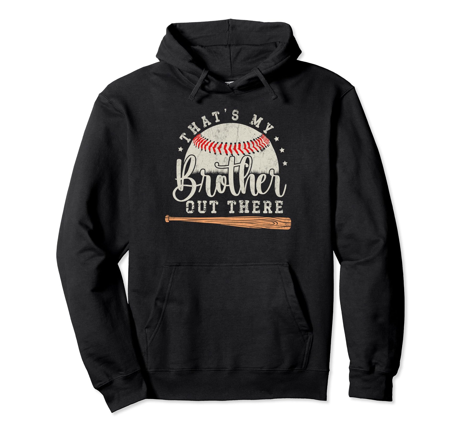 Proud Baseball Brothers Thats My Brother Hoodie - Unique Graphic Unisex - T-Shirt, Sweatshirt, Hoodie