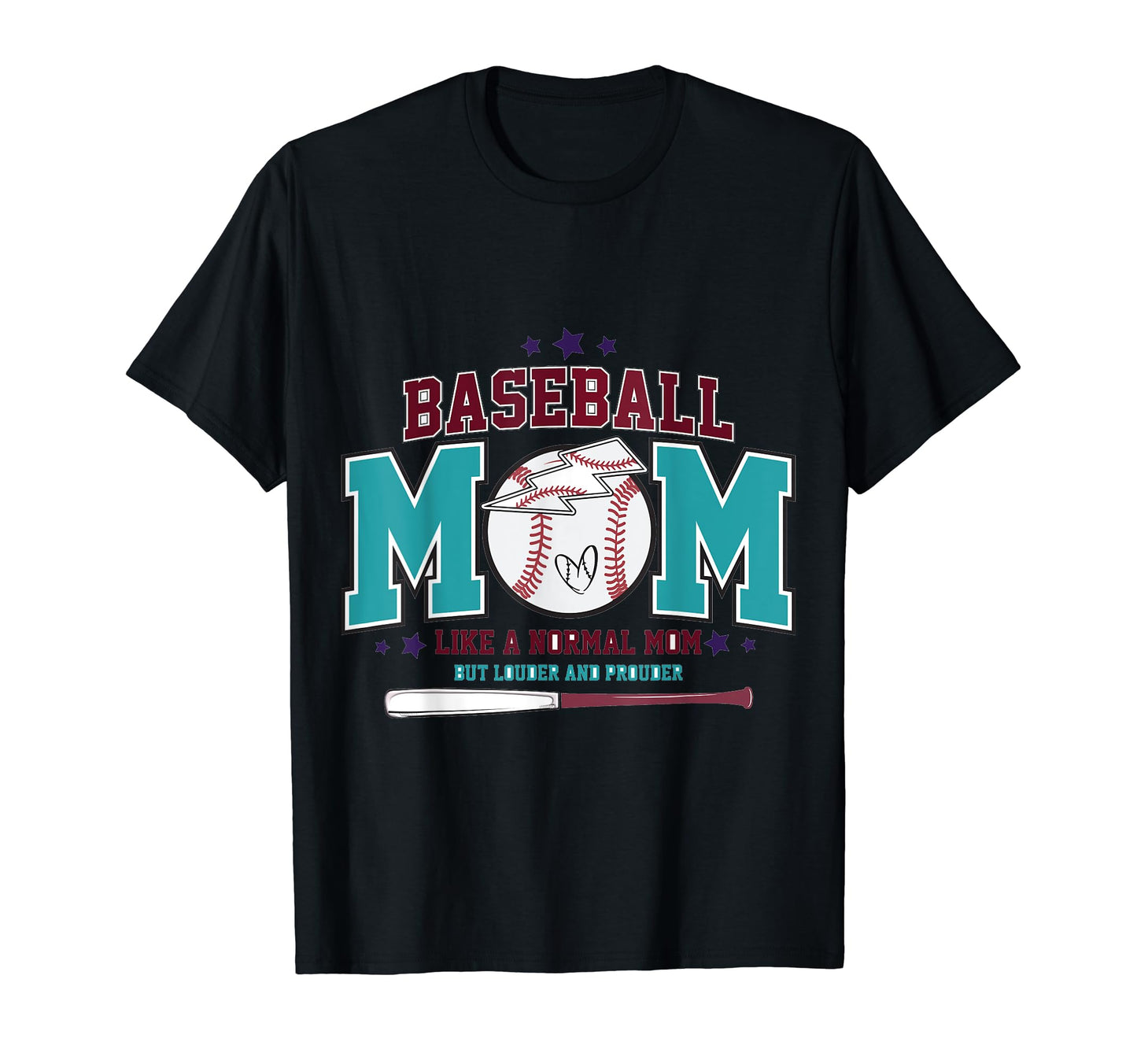 Baseball Mom T-Shirt - Fun Novelty Design for Adults - T-Shirt, Sweatshirt, Hoodie