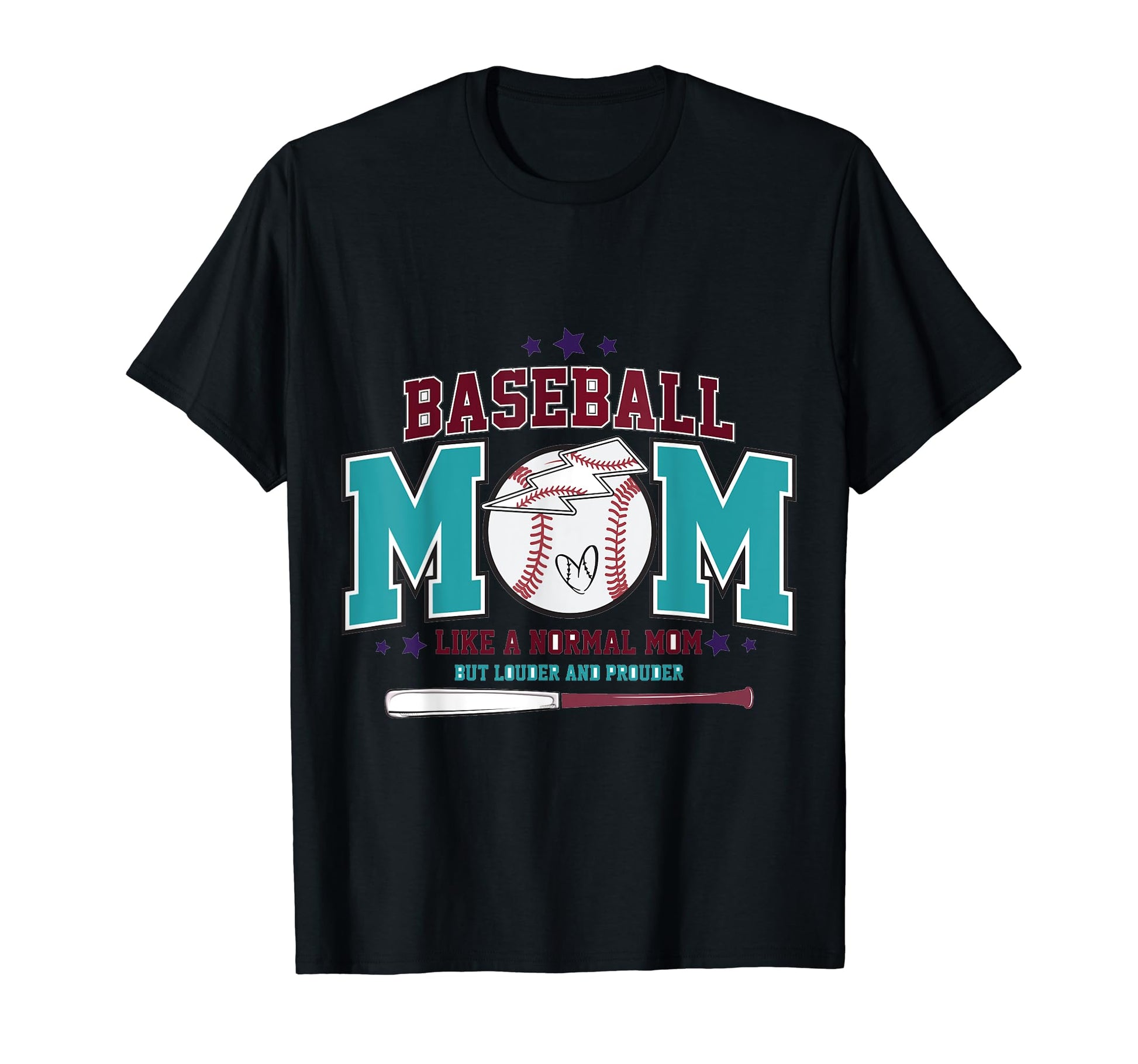 Baseball Mom T-Shirt - Fun Novelty Design for Adults - T-Shirt, Sweatshirt, Hoodie