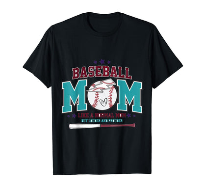 Baseball Mom T-Shirt - Fun Novelty Design for Adults - T-Shirt, Sweatshirt, Hoodie